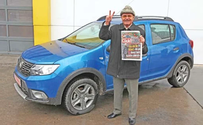 Valentin Fiser a câștigat un autoturism Dacia Sandero la ultima ediţie a concursului nostru