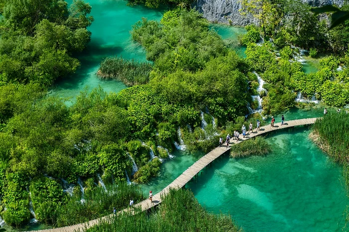 Plitvice, Croația. Sursa Wikipedia