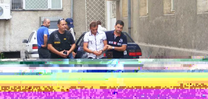 bărbatul a fost prins în flagrant