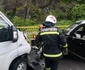 Accident pe Valea Oltului - DN7- la Călineşti Vâlcea - coliziune între trei vehicule soldată cu o victimă Foto Adevărul