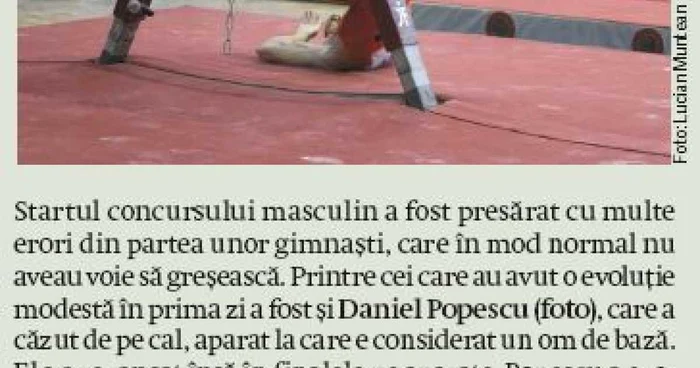 Rezultate & Clasamente Gimnastica