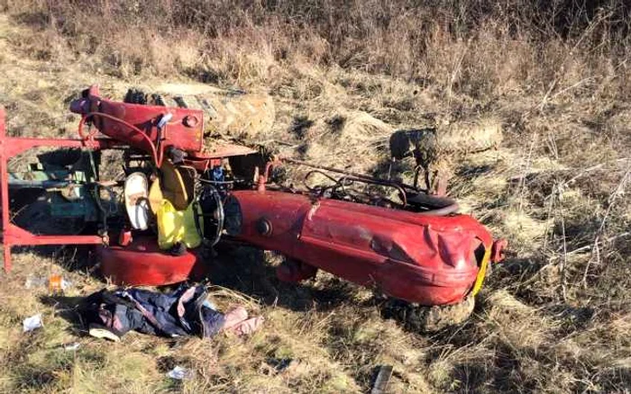 Bărbatul a fost transportat la spital