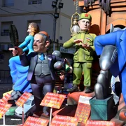 Figurine uriașe cu Trump, Putin și Netanyahu, la un festival din Spania FOTO AFP