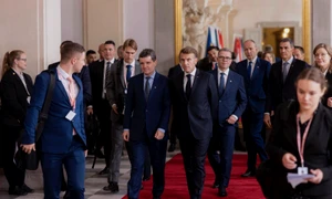 Nicusor Dan, Macron X jpg