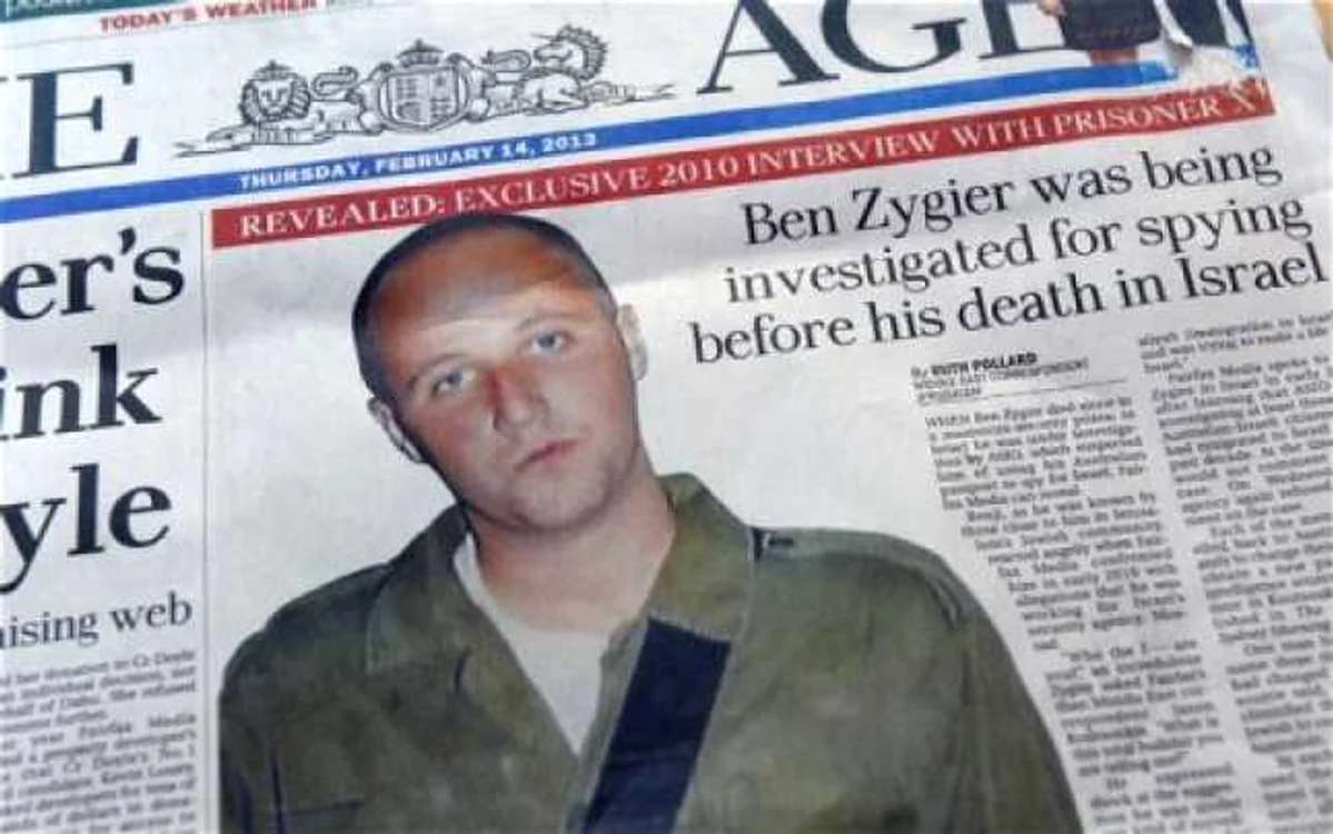 Ben Zygier, de'inutul X, FOTO AFP