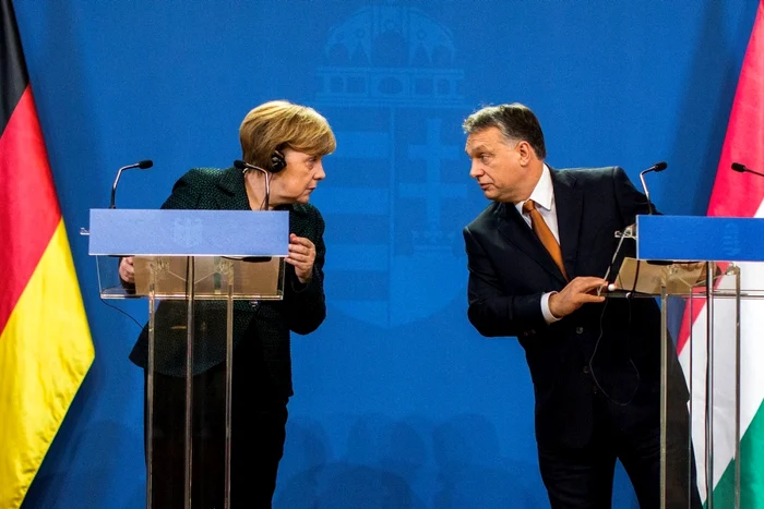 Angela Merkel şi Viktor Orban Foto: Guliver/Getty Images/Arhivă