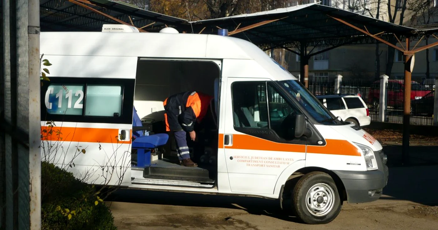 Minorul se află internat la spital. Foto arhivă