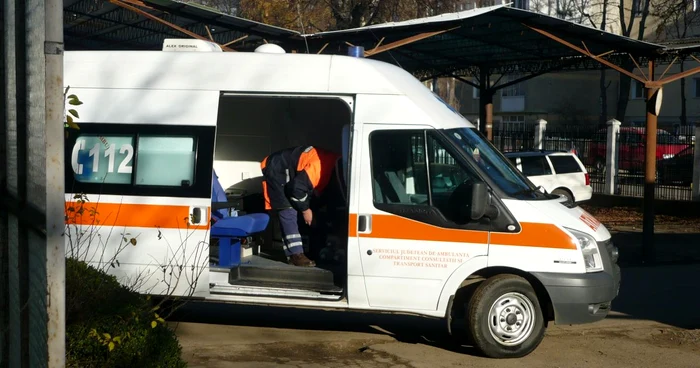 Minorul se află internat la spital. Foto arhivă