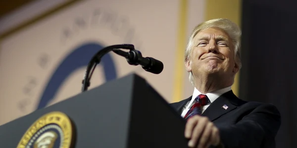 Preşedintele Donald Trump vorbeşte în timpul galei Susan B Anthony List la Muzeul National Building în Washington DC Statele Unite ale Americii FOTO Guliver / Getty Images / Oliver Contreras