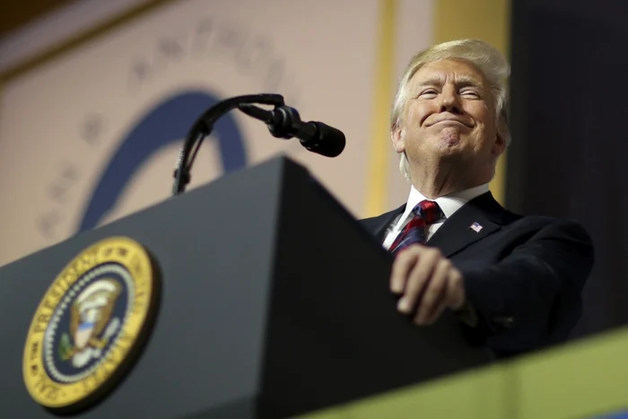 Preşedintele Donald Trump vorbeşte în timpul galei Susan B Anthony List la Muzeul National Building în Washington DC Statele Unite ale Americii FOTO Guliver / Getty Images / Oliver Contreras