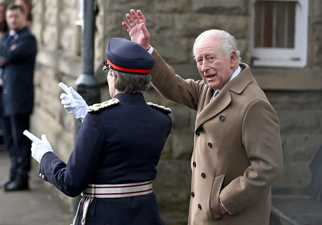 Regele Charles în Clitheroe, Lancashire, Anglia, pe 9 februarie 2026, GettyImages (1) jpg