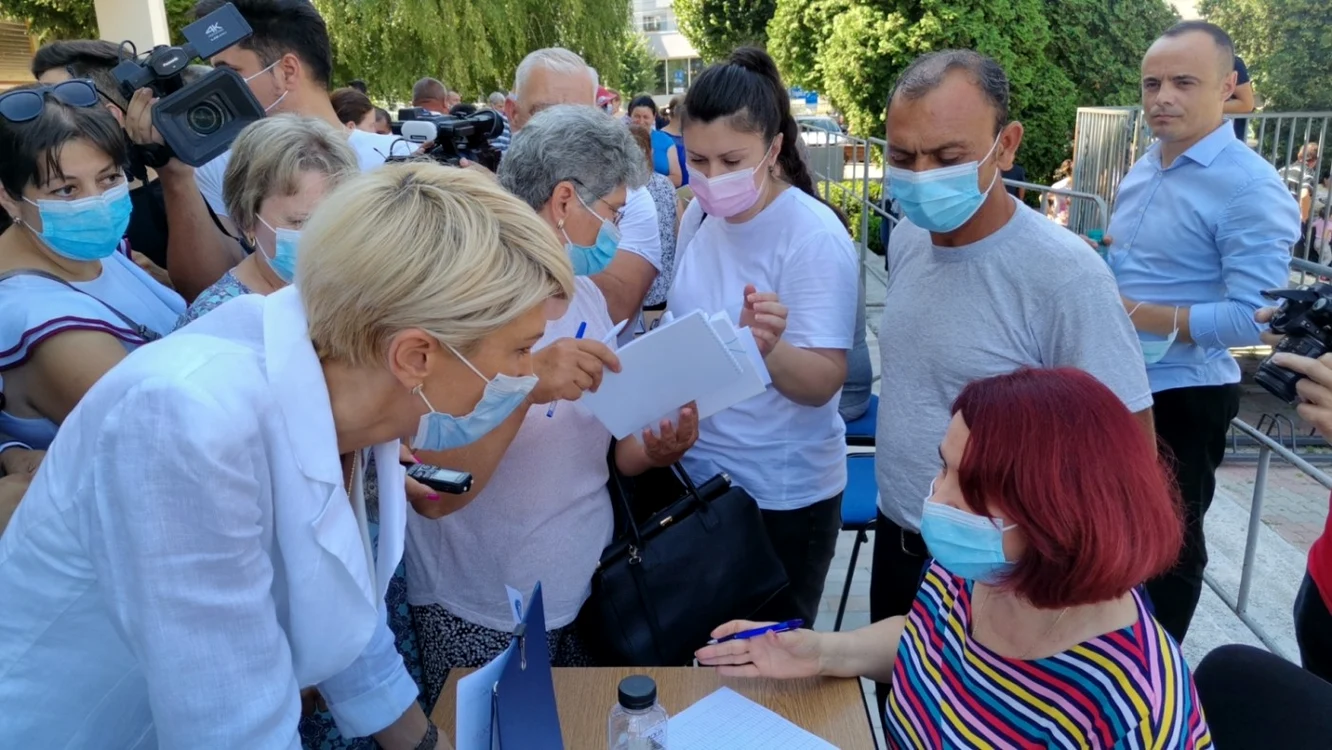 raluca turcan în vizită la slatina