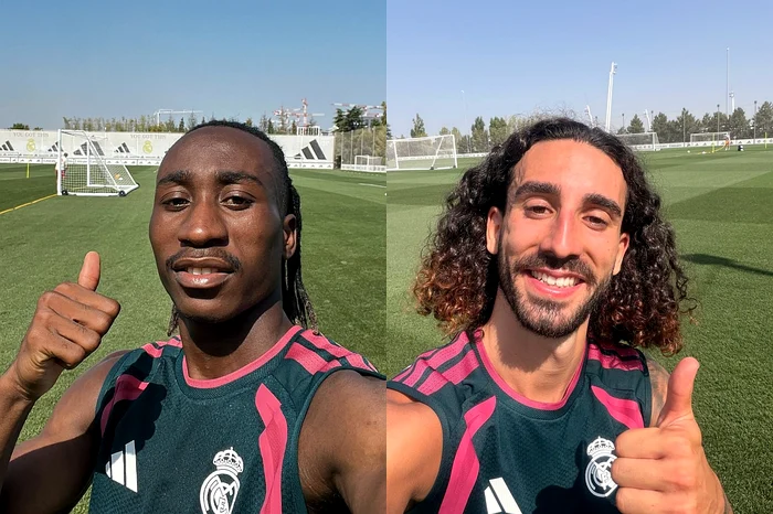 Yan Diomande și Cucurella s-au antrenat cu Real Madrid (Foto: Real Madrid)