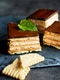 Prajitura cu biscuiti, caramel si glazura de ciocolata  Sursa foto shutterstock 530690857 jpg