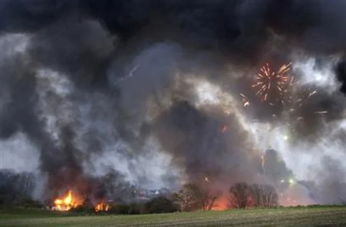 Explozia a avut efecte devastatoare