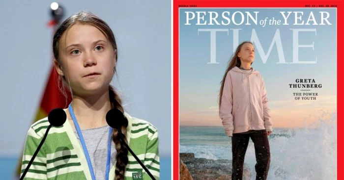Greta a apărut pe coperta revistei Time Magazine