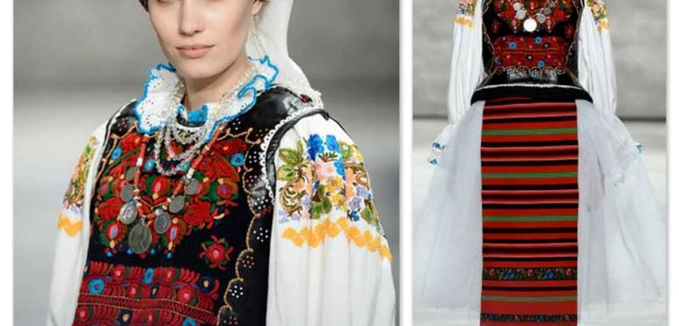 Colecţia include mai multe elemente din costumul popular transilvănean FOTO:Ionuţ Văcar
