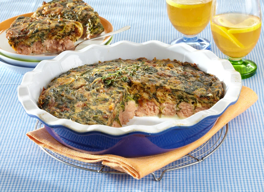 
    Budincă de spanac  