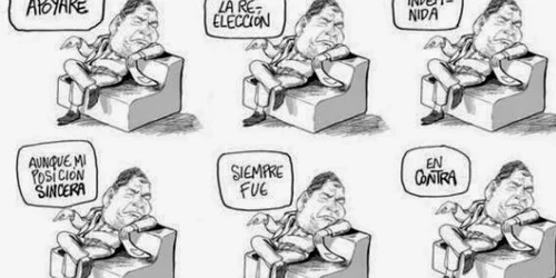 Bonil caricatura Correa