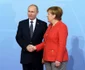 Summit G20 - Angela Merkel şi Vladimir Putin preşedinte Rusia / FOTO EPA / 7 iul 2017