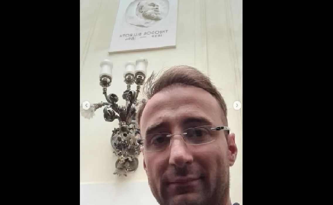 Ultima fotografie a medicului Radu Mirică, la Viena. sursa: Instagram