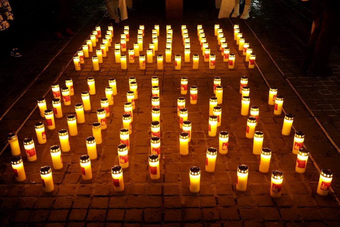 Pelerinajul luminii la Galați, FOTO: Arhiepiscopia Dunării de Jos