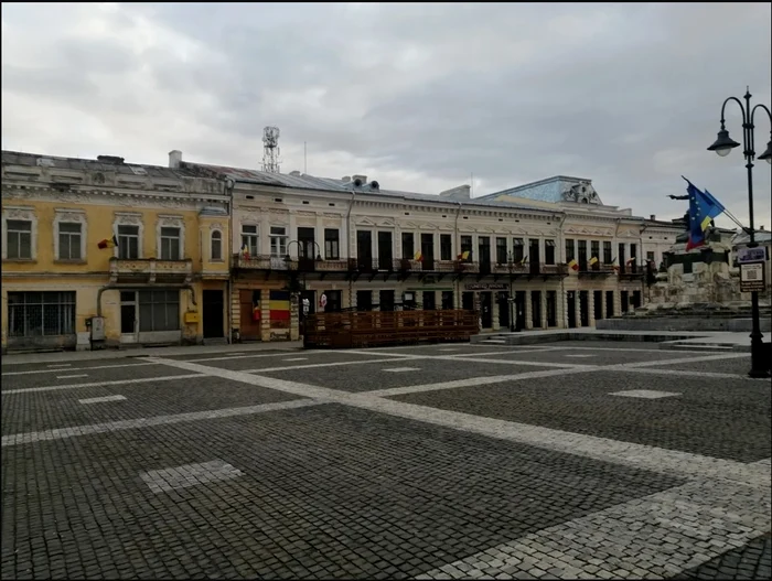 O parte din Centrul Istoric al orașului FOTO Cosmin Zamfirache