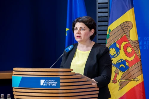 Natalia Gavriliță, șefa Guvernului de la Chișinău FOTO Arhivă