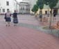 Ştefan Cojocnean face ordine în Piaţa Libertăţii FOTO Ştefan Both