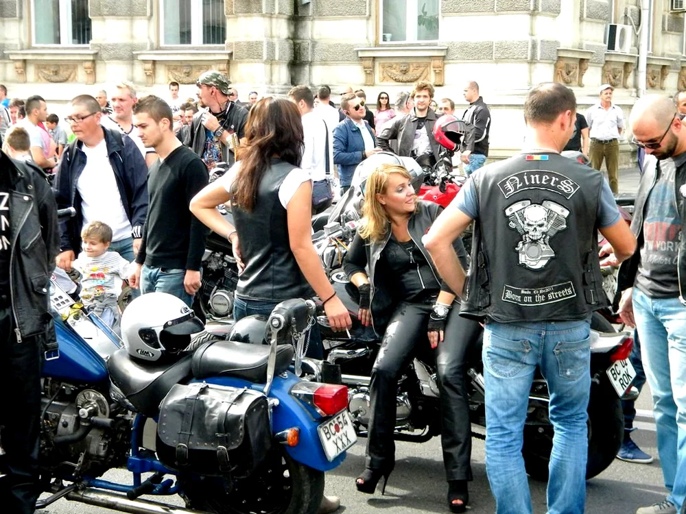 Parada motocicliştilor în Bacău