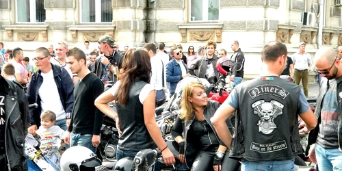 Parada motocicliştilor în Bacău
