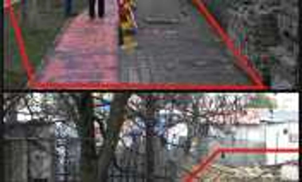 Strada surpată din Iaşi FOTO Asociaţia Pietenii Tramvaiului Iaşi 