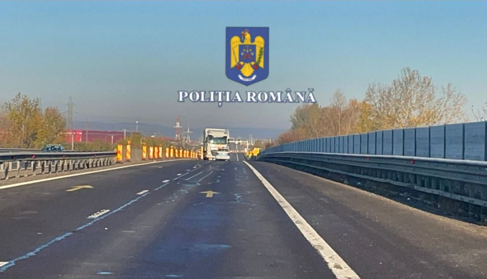 La volan se afla un cetățean polonez FOTO IGPR