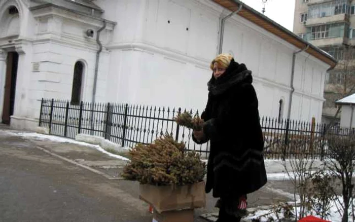 Maria a vândut tot busuiocul pe care l-a adus la Focşani