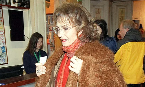 Angela Similea, în martie 2018, la lansarea cărţii lui Octavian Ursulescu jpeg