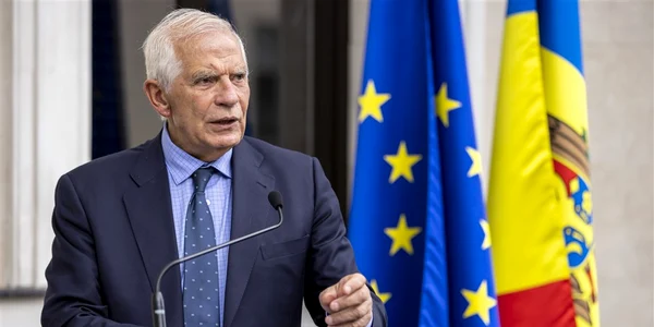 Josep Borrell la summitul CPE de la Castelul Mimi FOTO EPA EFE jpg