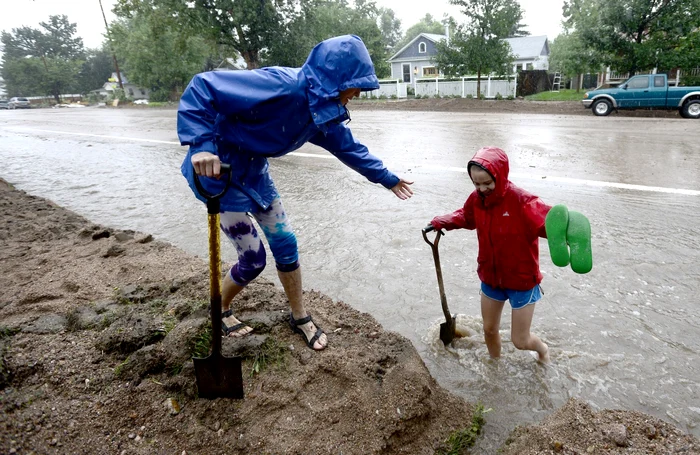 Colorado este afectat de una dintre cele mai grave inundaţii din ultimii ani. FOTO: Reuters