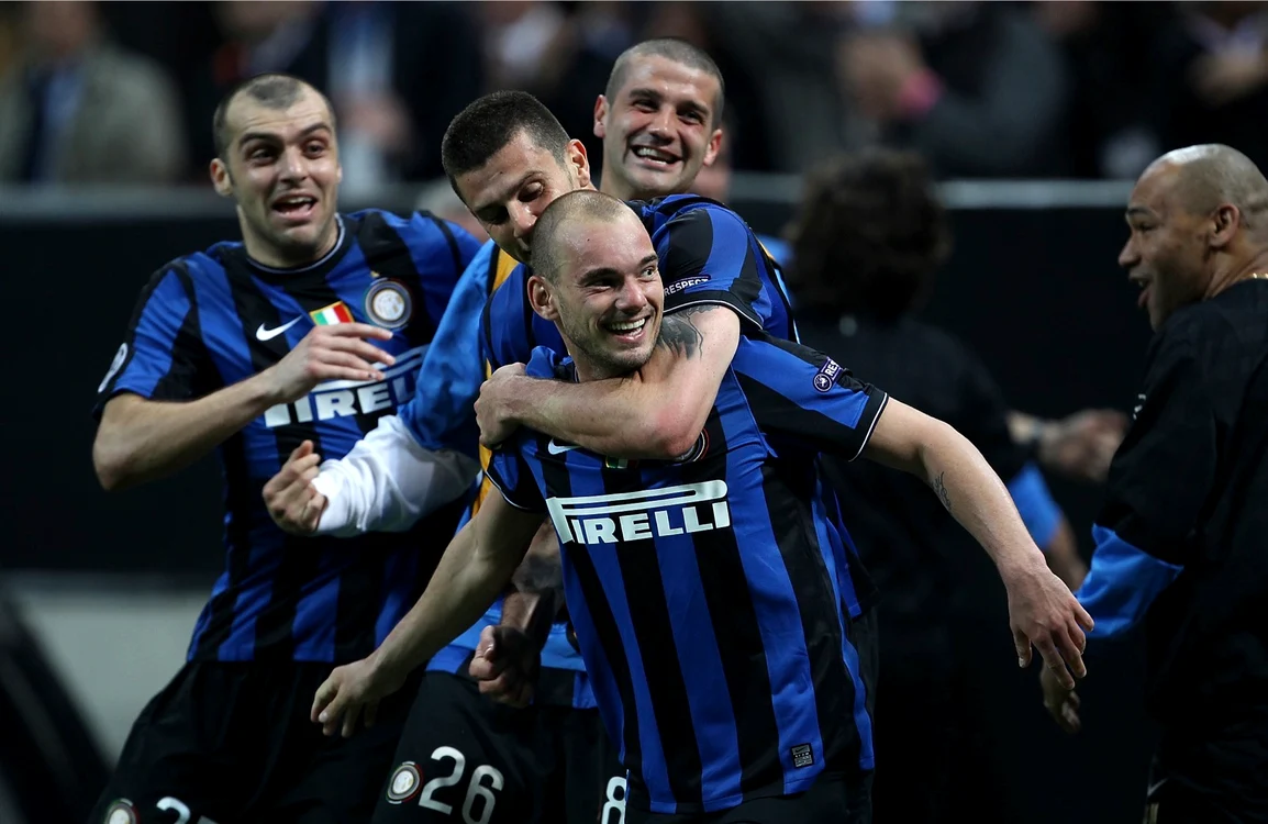 Sneijder a câştigat Liga Campionilor cu Inter în 2010
