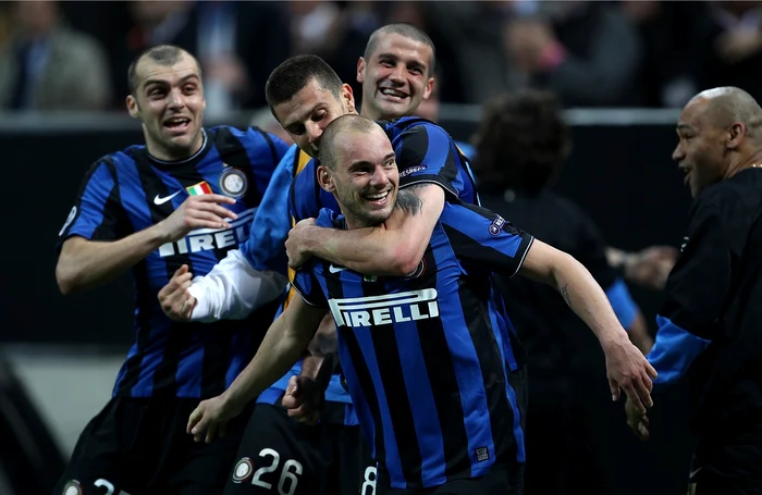 Sneijder a câştigat Liga Campionilor cu Inter în 2010