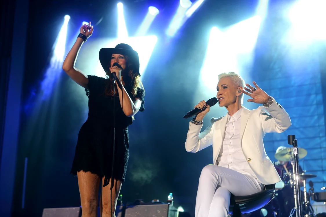 
    Trupa „Roxette” a concertat, aseară, la Arenele Romane din BucureștiFoto: Alex Bărbulescu  