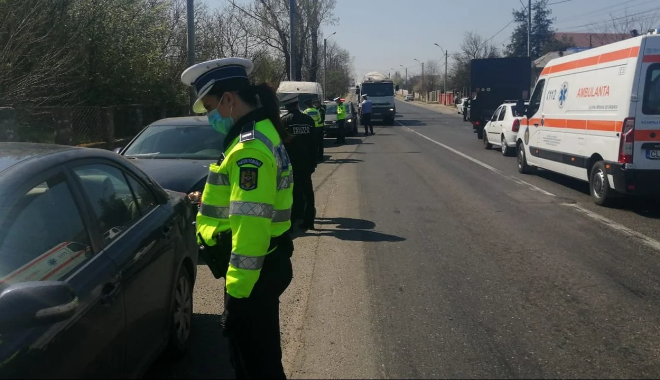 Poliţia va continua să efectueze controale şi în zilele de sărbătoare FOTO IPJ Ialomiţa