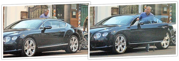 Mircea Rednic s-a urcat cu  greu în maşină