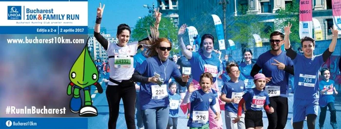 FOTO Facebook.com / 2017 UNIQA Asigurari Bucharest 10K & Family Run