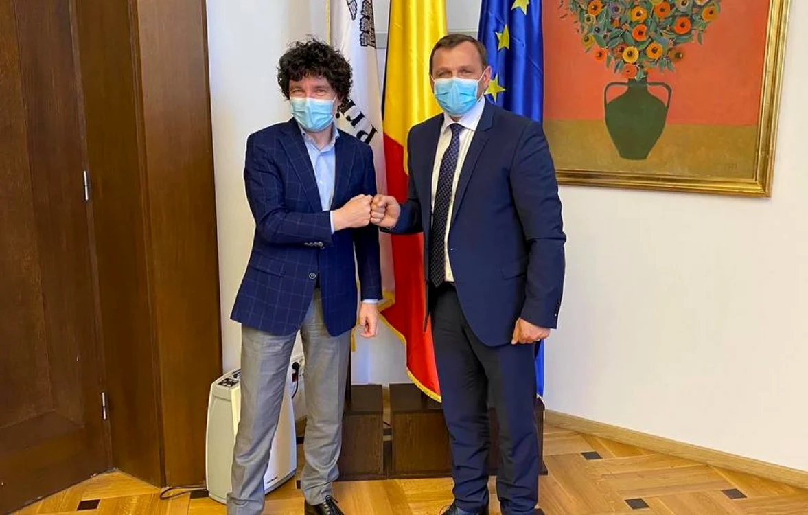Nicuşor Dan şi Andrei Năstase Foto: Facebook Nicuşor Dan