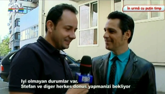 Cătălin Măruţă a subtitrat în turcă interviul cu Ştefan Bănică jr (captură: Kanal D)
