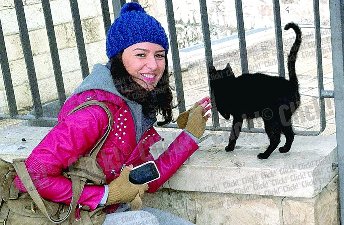La Tel Aviv, Cristina, Alexandra,  Patricia şi Andreea (de la stânga la dreapta)  au fost cazate la un hotel de pe malul mării (Fotografii: Arhiva personală)