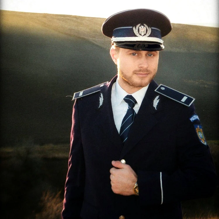 Agentul George Ciobotaru FOTO IPJ Vaslui