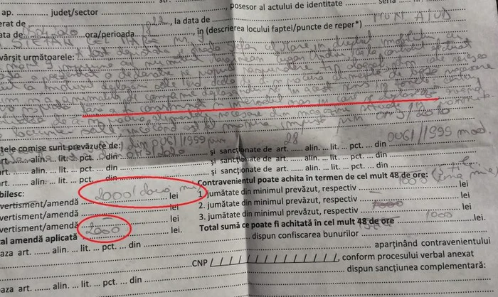 Cei doi soți, sancționați întrucât n-au trecut ora în declarație