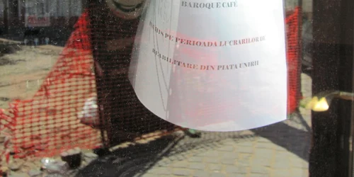 Falimentul din Piaţa Unirii FOTO Ştefan Both