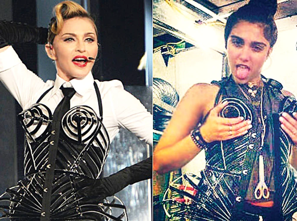 
    Madonna,  53 de ani şi  Lourdes,  15 ani  